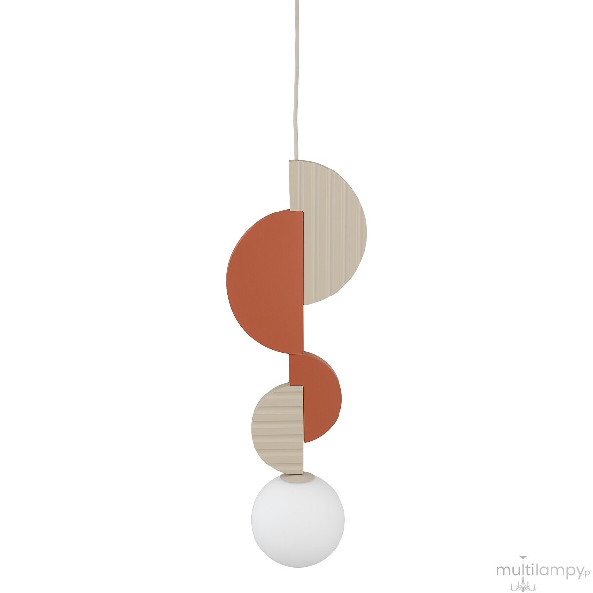 Drops Color A lampa wisząca 1xG9 beżowa/terakota 11194