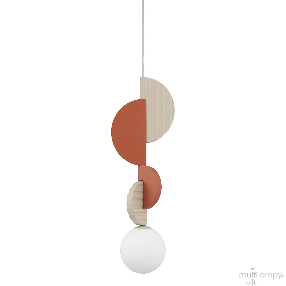 Drops Color A lampa wisząca 1xG9 beżowa/terakota 11194