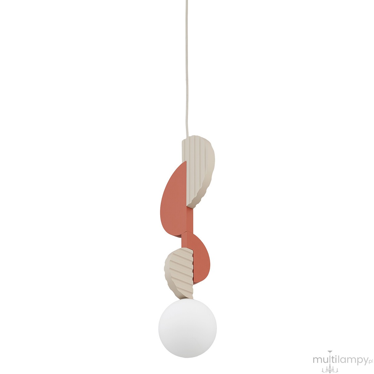 Drops Color A lampa wisząca 1xG9 beżowa/terakota 11194