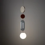 Drops Color B lampa wisząca 1xG9 beżowa/multikolor 11195