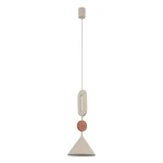 Drops Color E lampa wisząca 1xGU10 AR111 beżowa/terakota 11192