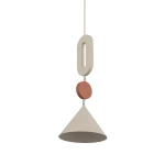 Drops Color E lampa wisząca 1xGU10 AR111 beżowa/terakota 11192