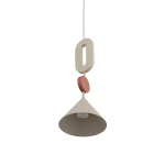 Drops Color E lampa wisząca 1xGU10 AR111 beżowa/terakota 11192