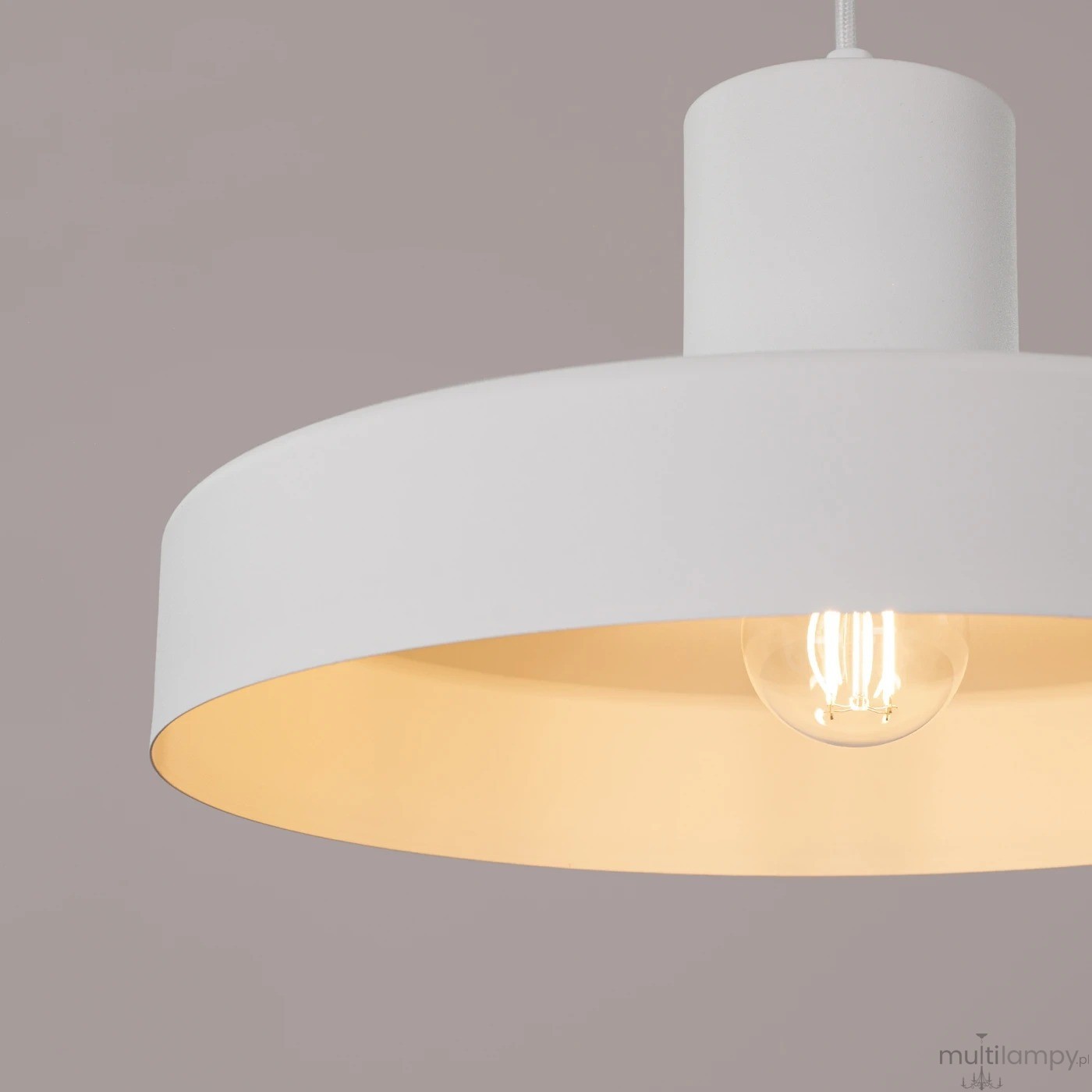 Bilo lampa wisząca E27 biała SL.1702