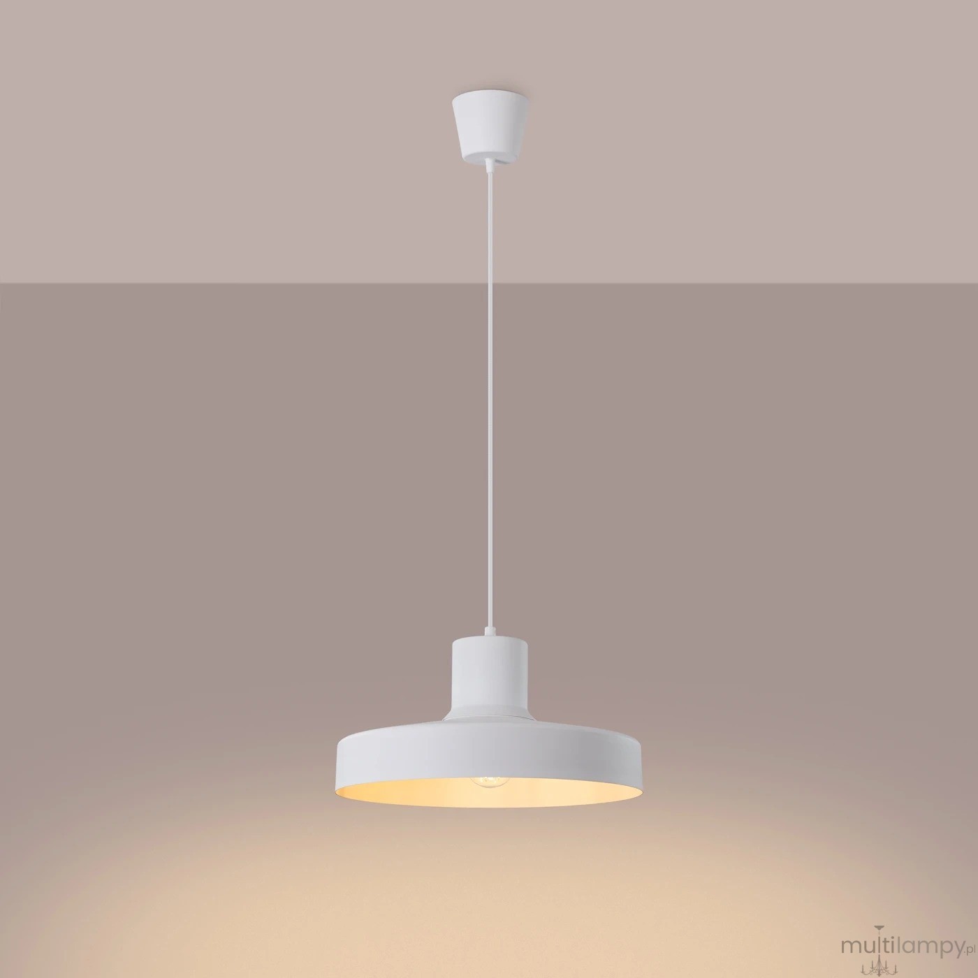 Bilo lampa wisząca E27 biała SL.1702