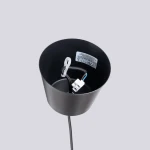 Bilo lampa wisząca E27 czarna SL.1703