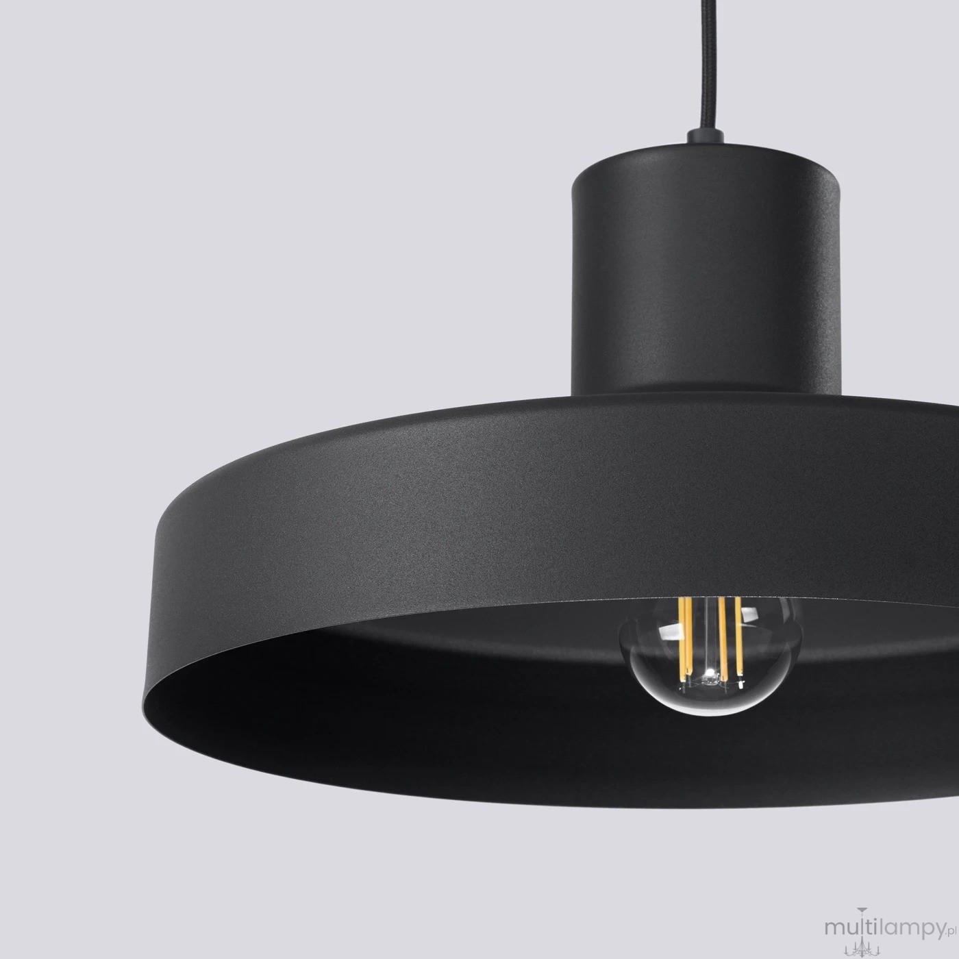 Bilo lampa wisząca E27 czarna SL.1703