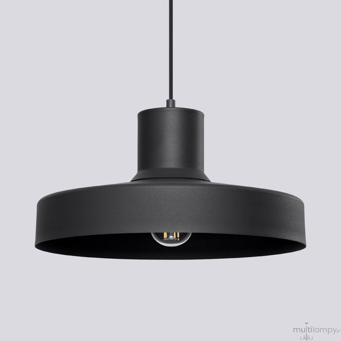 Bilo lampa wisząca E27 czarna SL.1703