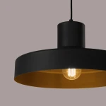 Bilo lampa wisząca E27 czarna SL.1703