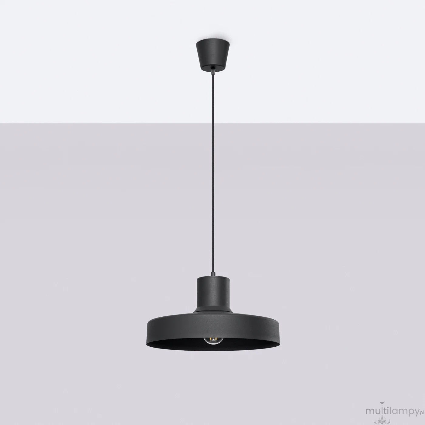 Bilo lampa wisząca E27 czarna SL.1703