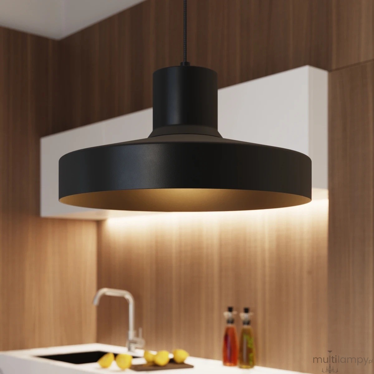 Bilo lampa wisząca E27 czarna SL.1703