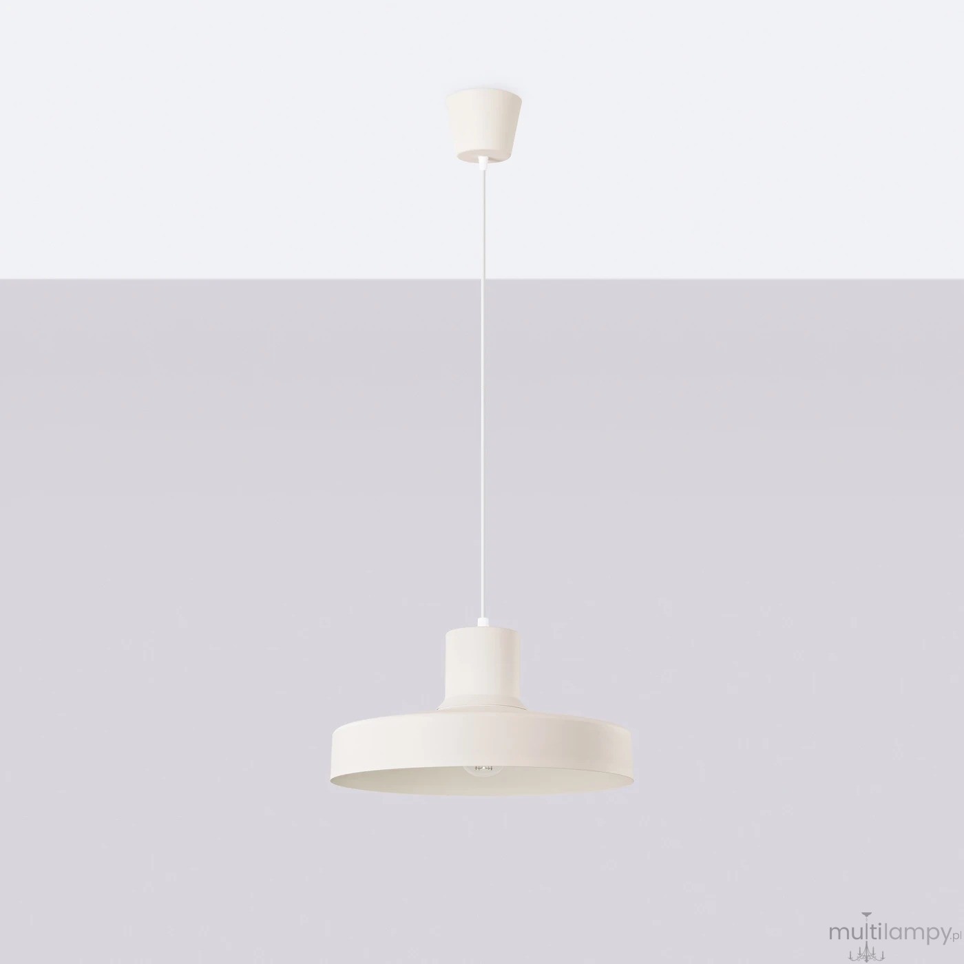 Bilo lampa wisząca E27 beżowa SL.1704