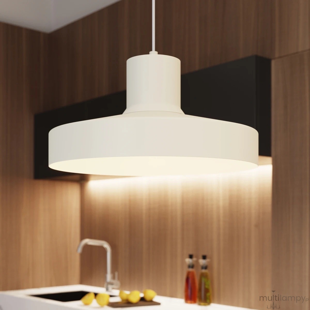 Bilo lampa wisząca E27 beżowa SL.1704