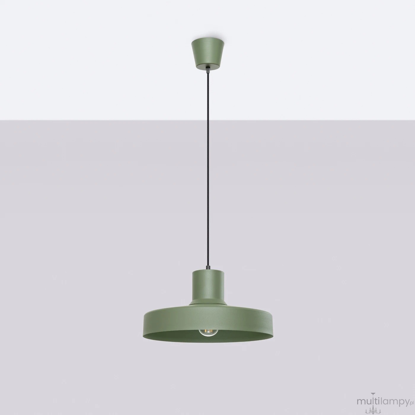 Bilo lampa wisząca E27 zielona oliwka SL.1705