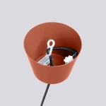 Bilo lampa wisząca E27 ochra czerwona SL.1706
