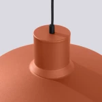 Bilo lampa wisząca E27 ochra czerwona SL.1706