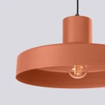Bilo lampa wisząca E27 ochra czerwona SL.1706
