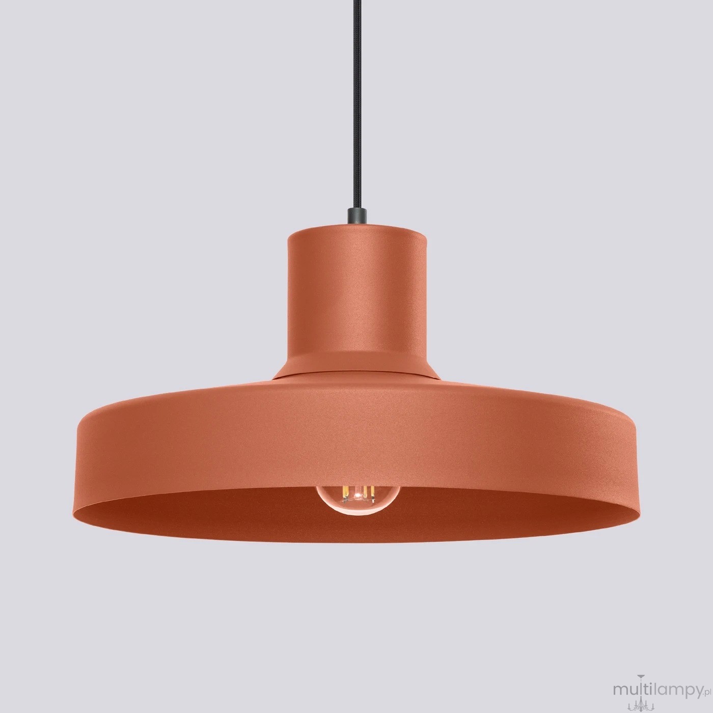 Bilo lampa wisząca E27 ochra czerwona SL.1706