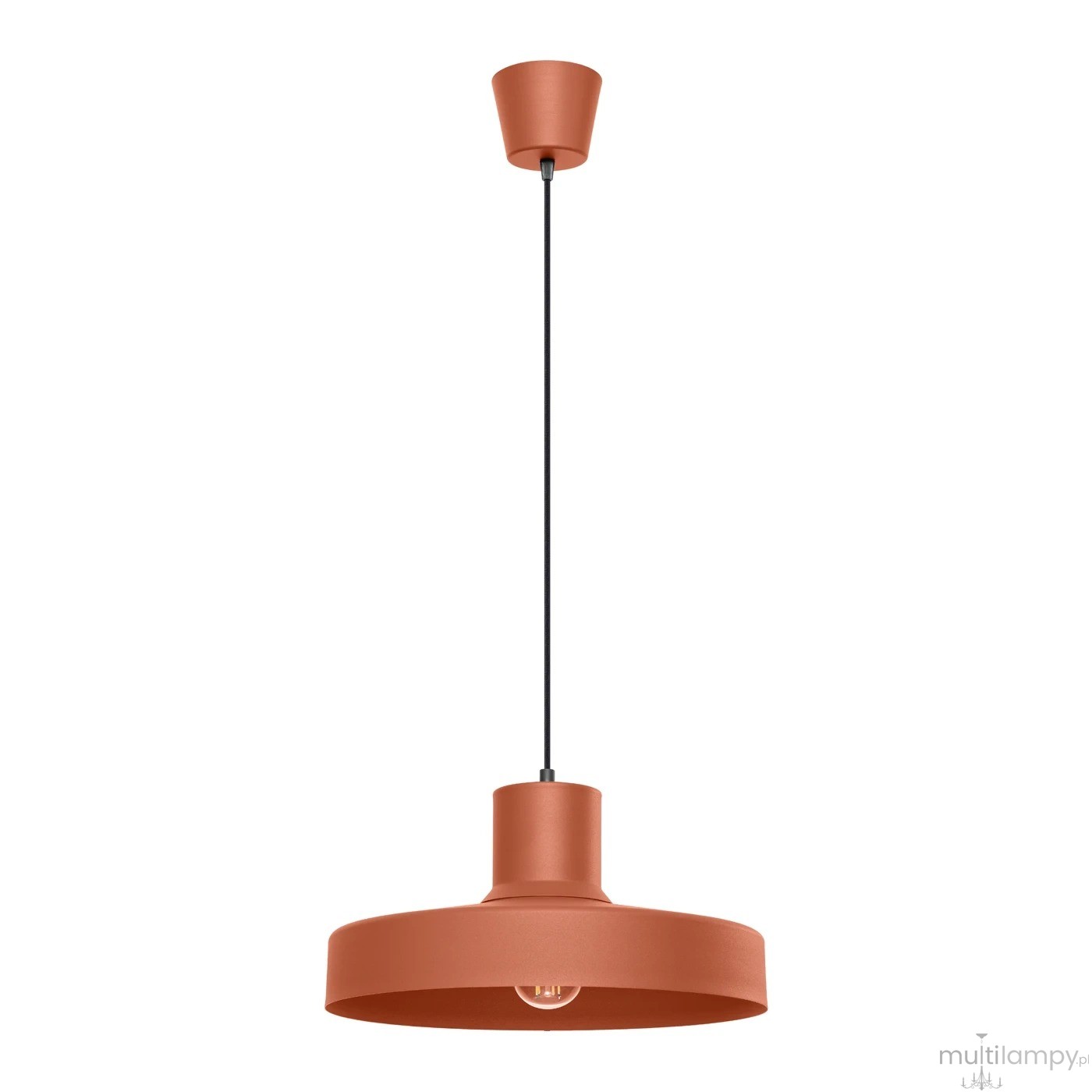 Bilo lampa wisząca E27 ochra czerwona SL.1706