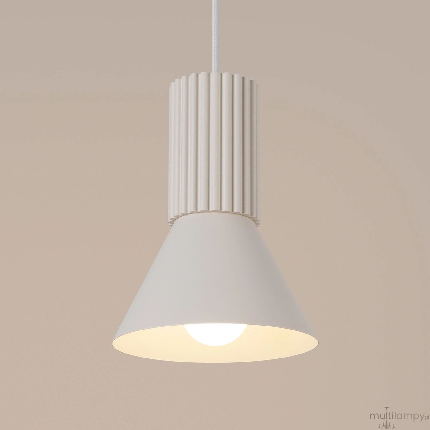 Estria lampa wisząca E14 beżowa SL.1870