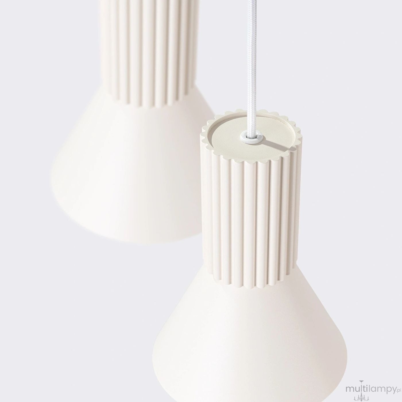 Estria lampa wisząca 3xE14 beżowa SL.1871