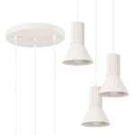 Estria lampa wisząca 3xE14 beżowa SL.1871