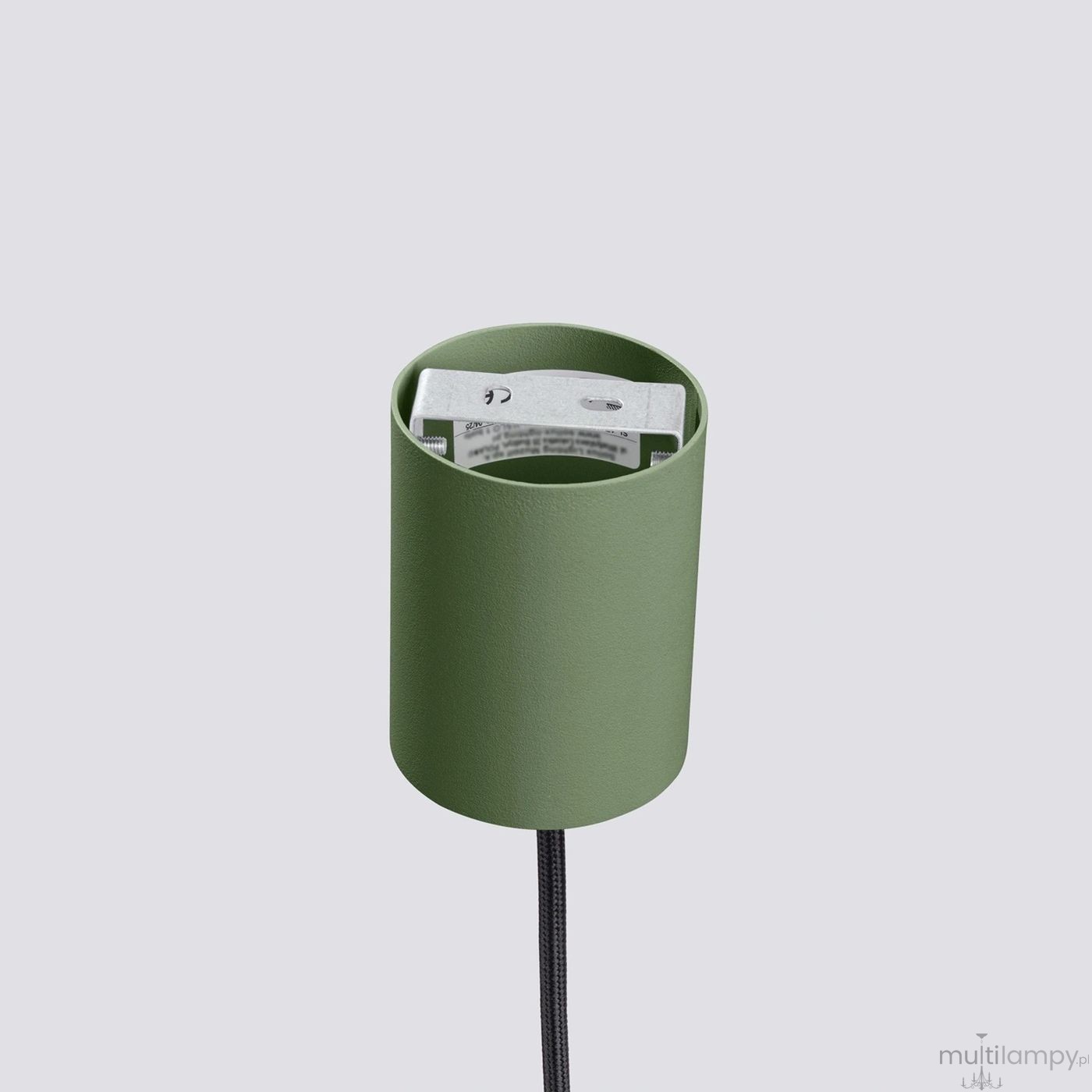 Estria lampa wisząca E14 zielona oliwka beżowy SL.1872