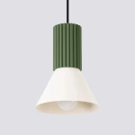 Estria lampa wisząca E14 zielona oliwka beżowy SL.1872