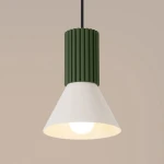 Estria lampa wisząca E14 zielona oliwka beżowy SL.1872