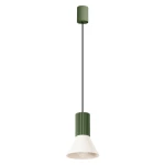 Estria lampa wisząca E14 zielona oliwka beżowy SL.1872