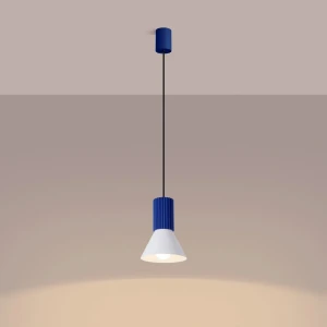 Estria lampa wisząca E14 ultramaryna biały SL.1874