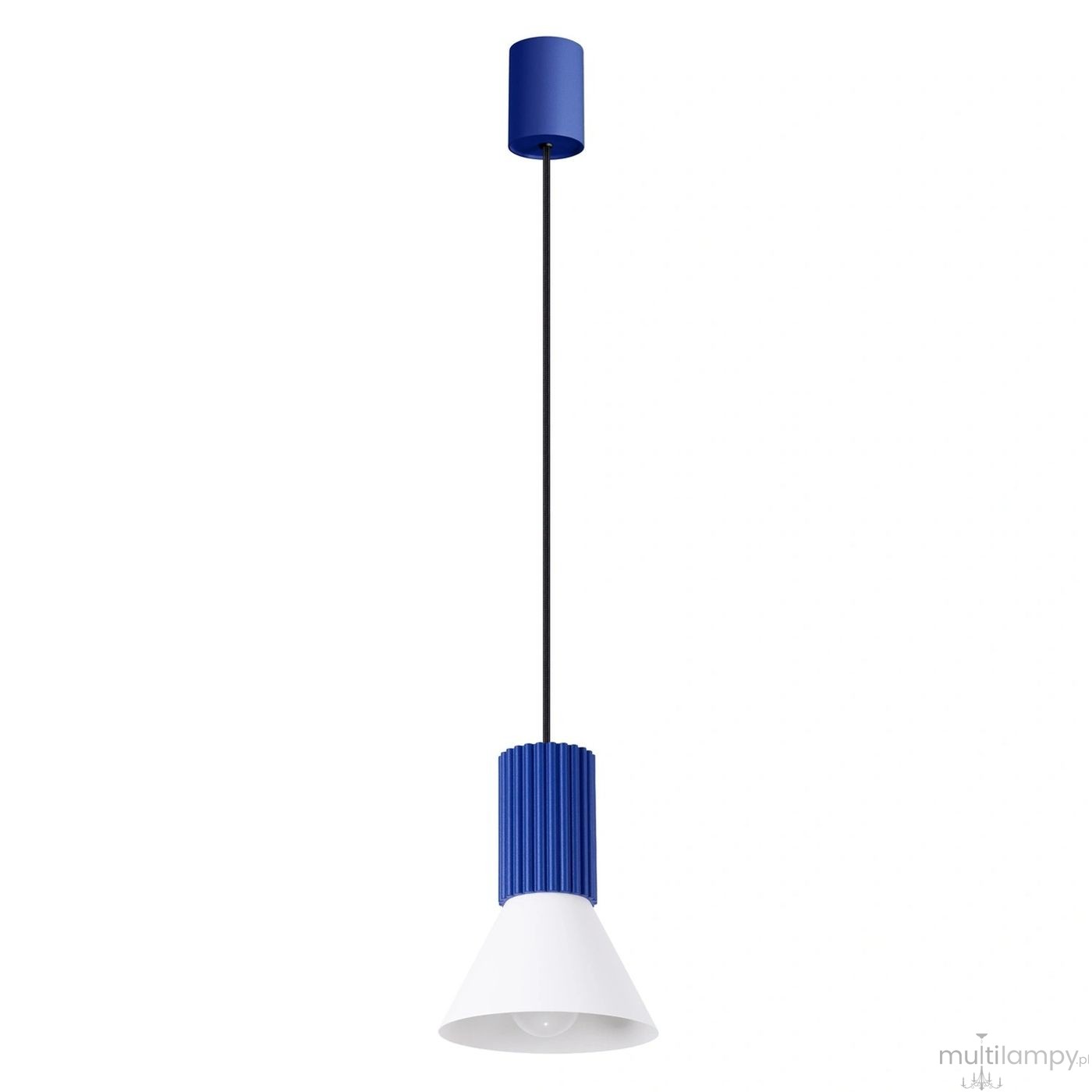 Estria lampa wisząca E14 ultramaryna biały SL.1874