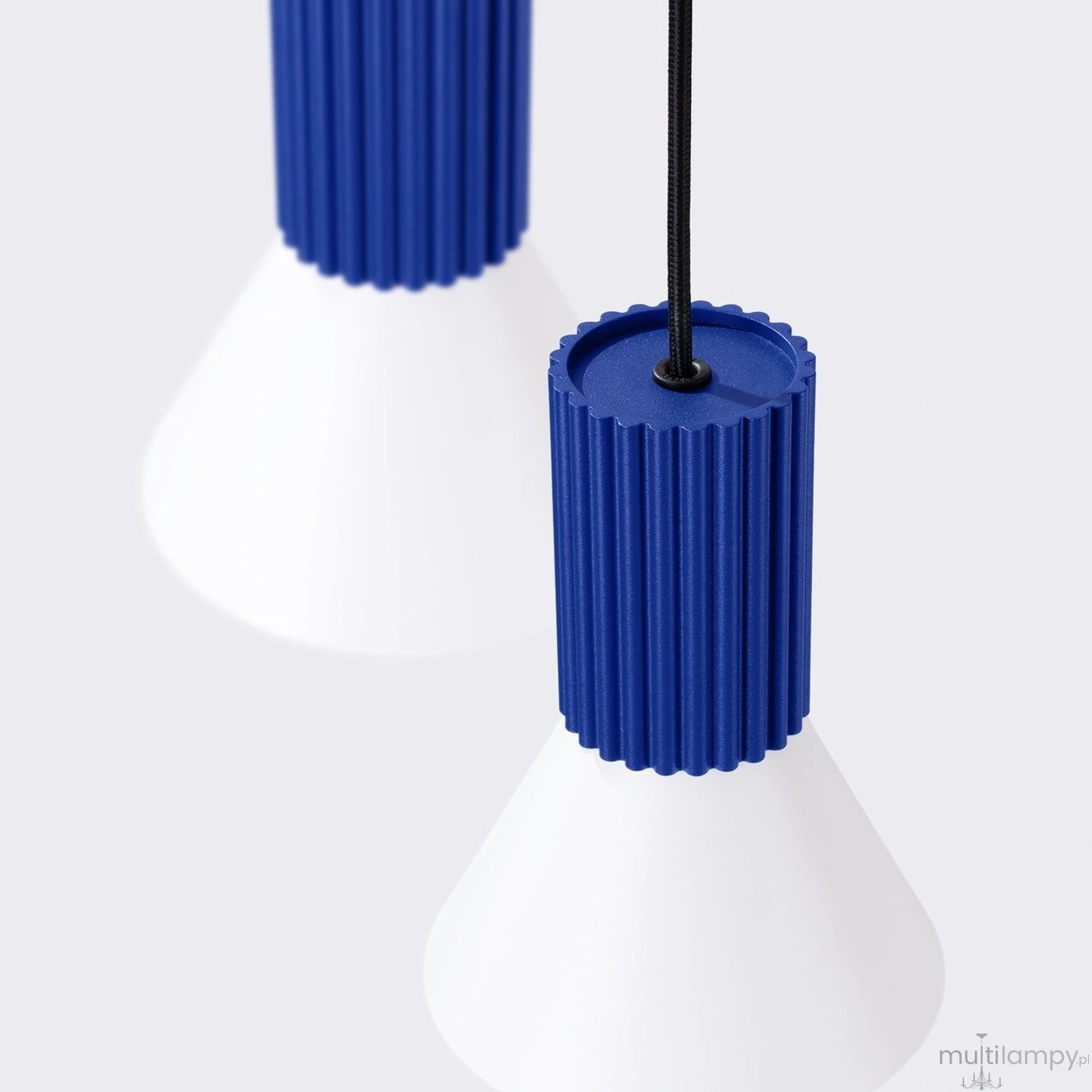 Estria lampa wisząca 3xE14 ultramaryna biały SL.1875