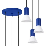 Estria lampa wisząca 3xE14 ultramaryna biały SL.1875