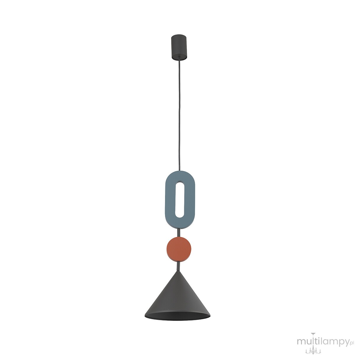 Drops Color E lampa wisząca 1xGU10 AR111 grafitowa 12098
