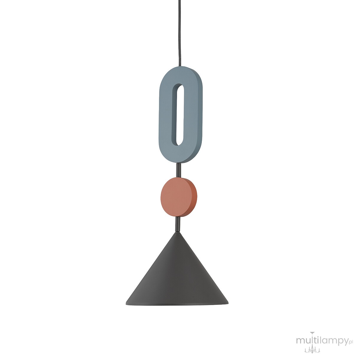 Drops Color E lampa wisząca 1xGU10 AR111 grafitowa 12098