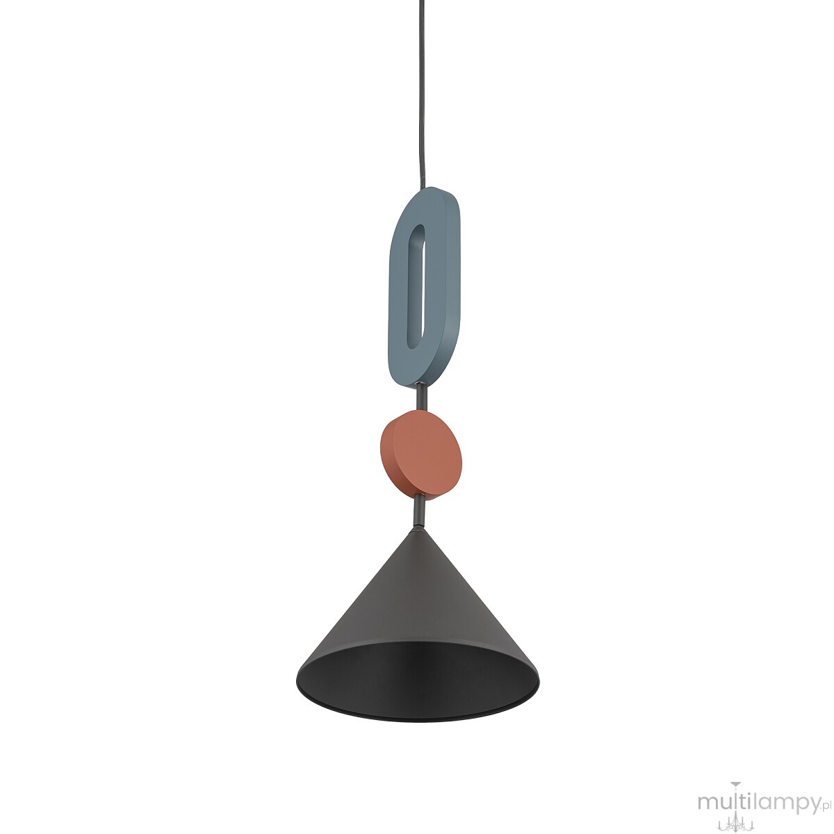 Drops Color E lampa wisząca 1xGU10 AR111 grafitowa 12098
