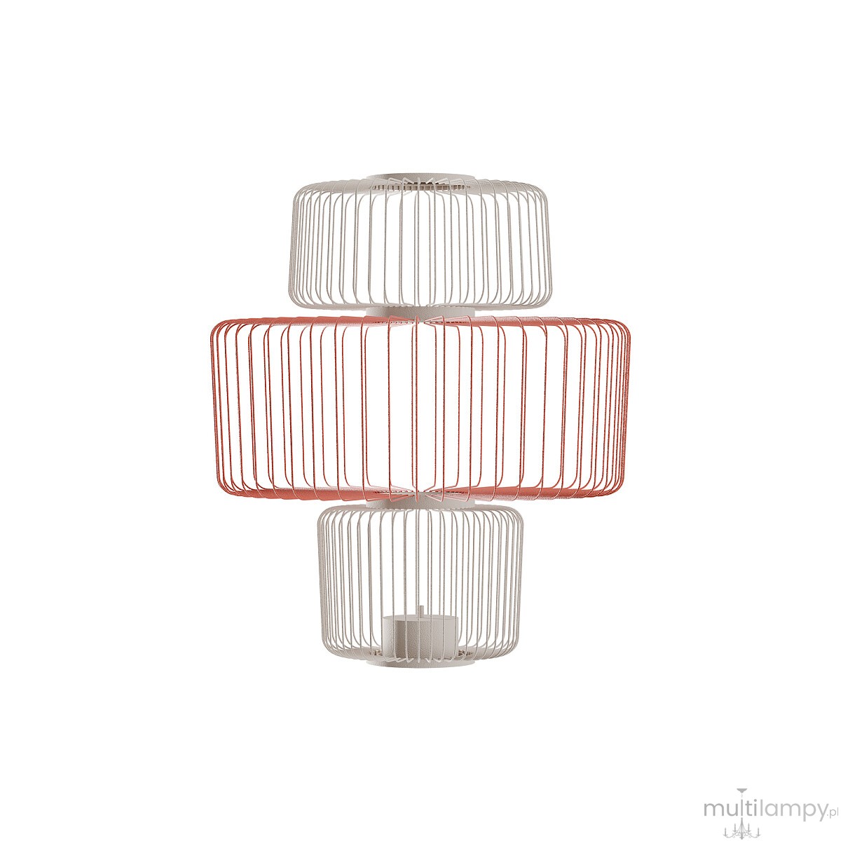 Nome A lampa wisząca 1xGX53 beżowa/terakota 12248