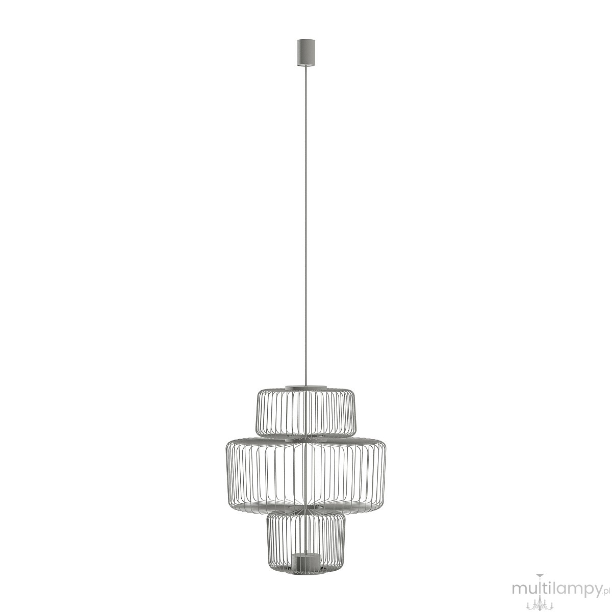 Nome A lampa wisząca 1xGX53 grafitowa 12249
