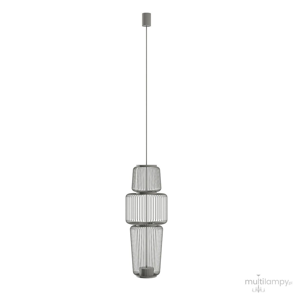 Nome B lampa wisząca 1xGX53 grafitowa 12251