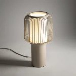 Nome lampa stołowa 1xE27 beżowa 12252