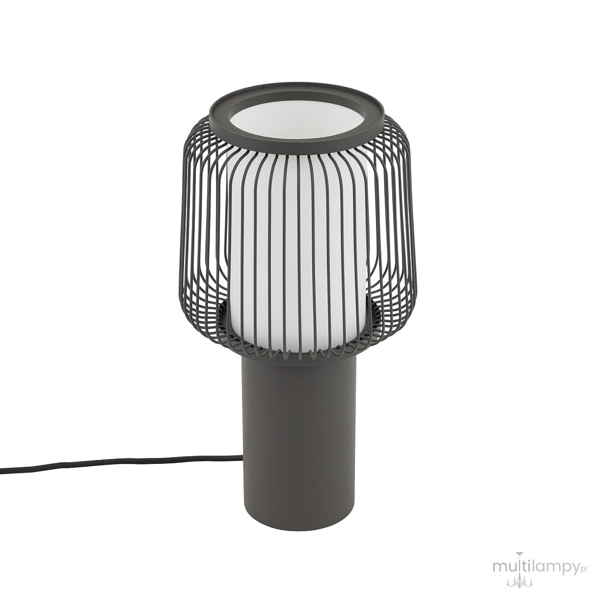 Nome lampa stołowa 1xE27 grafitowa 12253