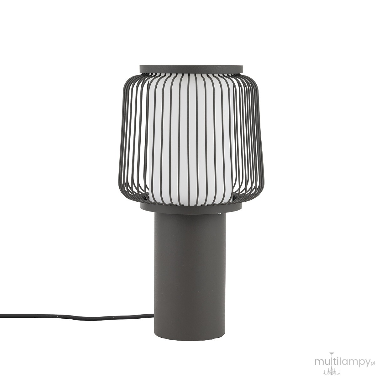 Nome lampa stołowa 1xE27 grafitowa 12253