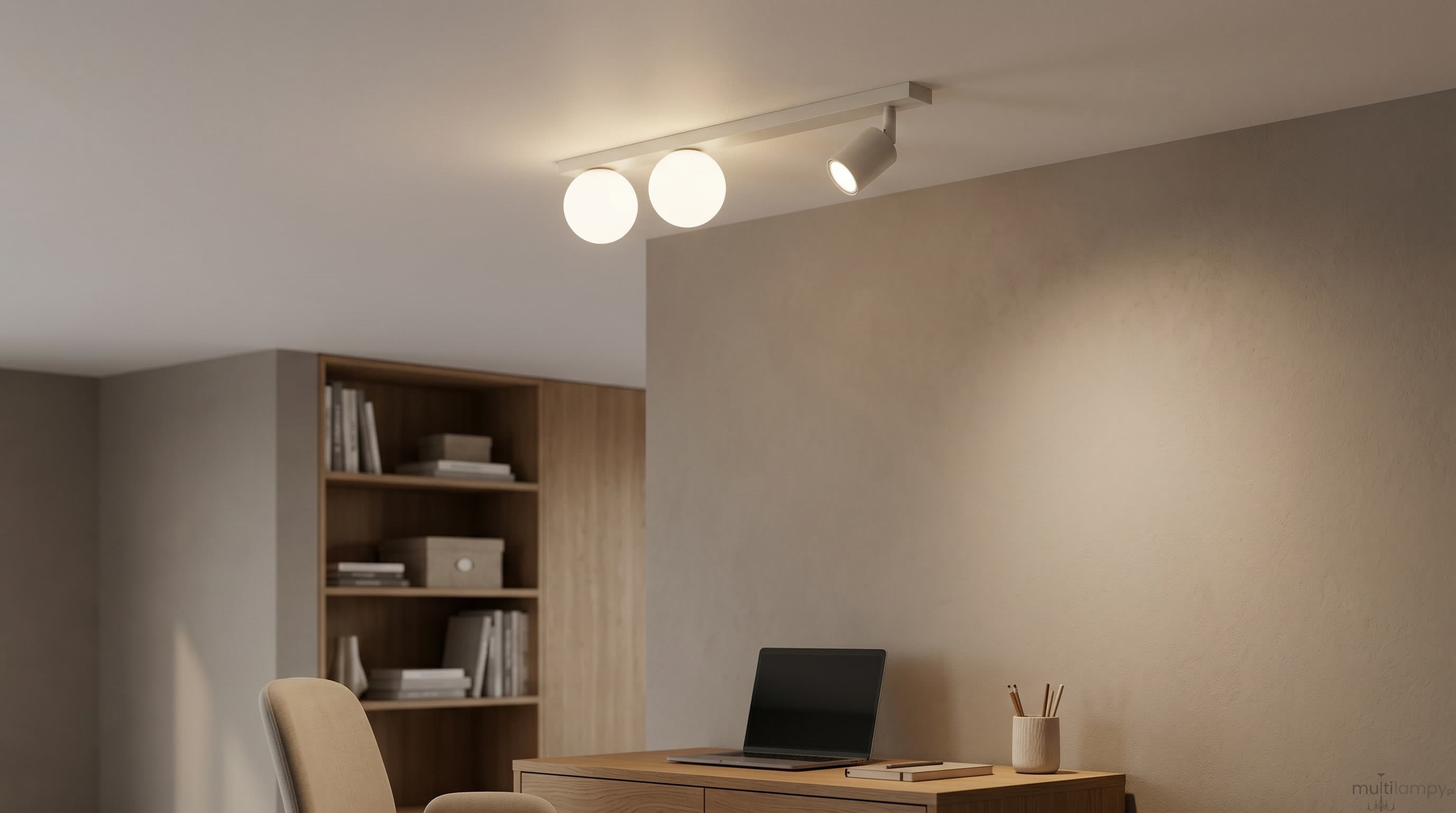 Nano lampa sufitowa GU10 + 2xG9 kaszmirowa K-6030