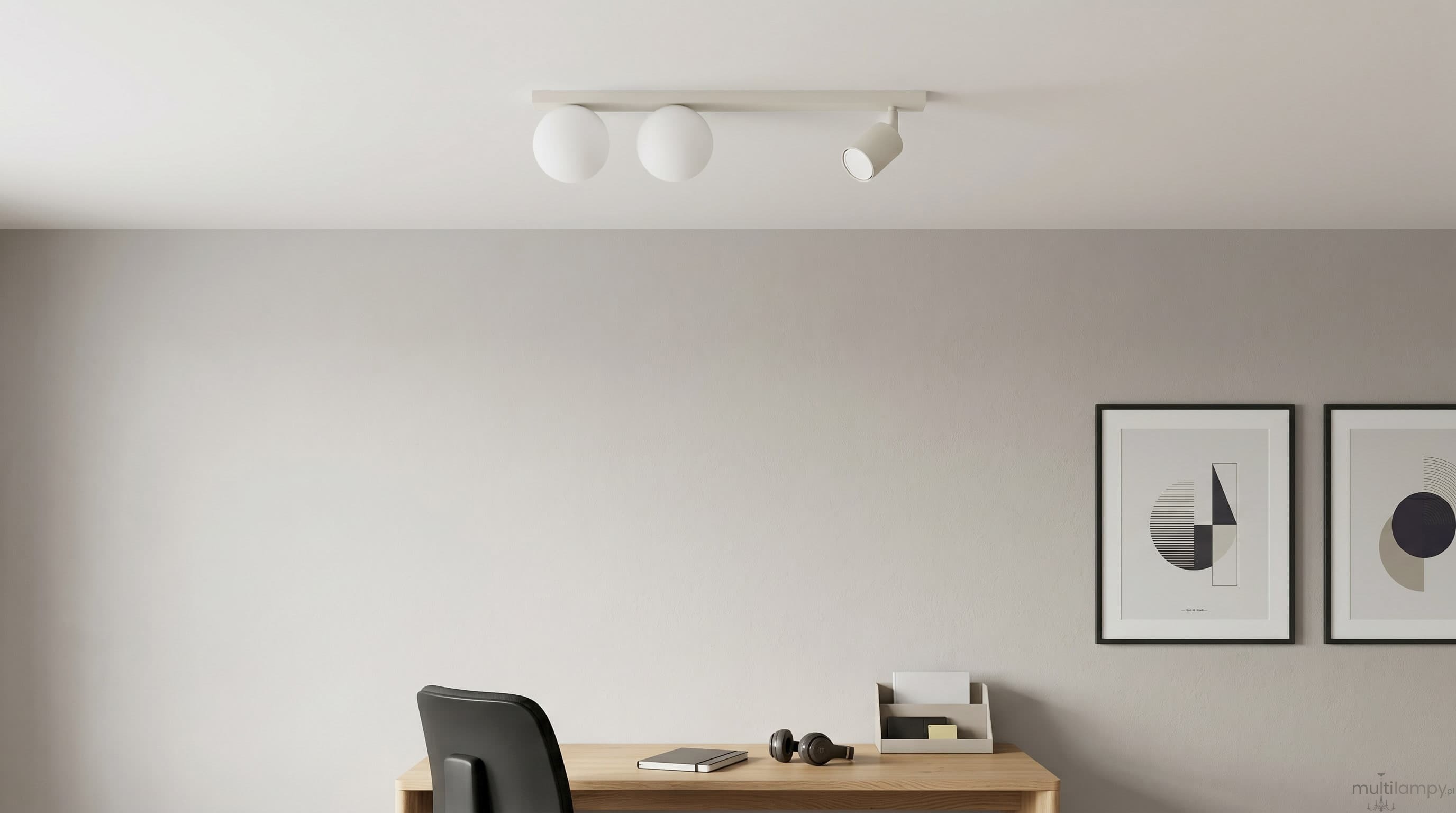 Nano lampa sufitowa GU10 + 2xG9 kaszmirowa K-6030