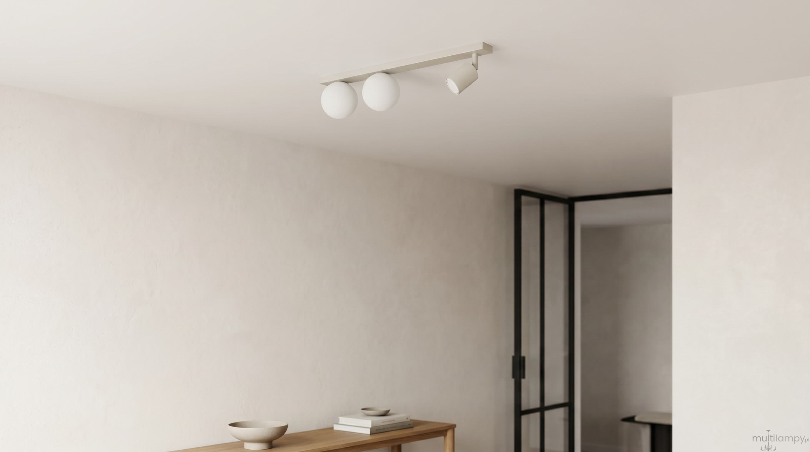 Nano lampa sufitowa GU10 + 2xG9 kaszmirowa K-6030
