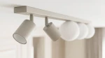 Nano lampa sufitowa 2xGU10 + 3xG9 kaszmirowa K-6031