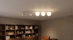 Nano lampa sufitowa 2xGU10 + 3xG9 kaszmirowa K-6031