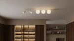 Nano lampa sufitowa 2xGU10 + 3xG9 kaszmirowa K-6031