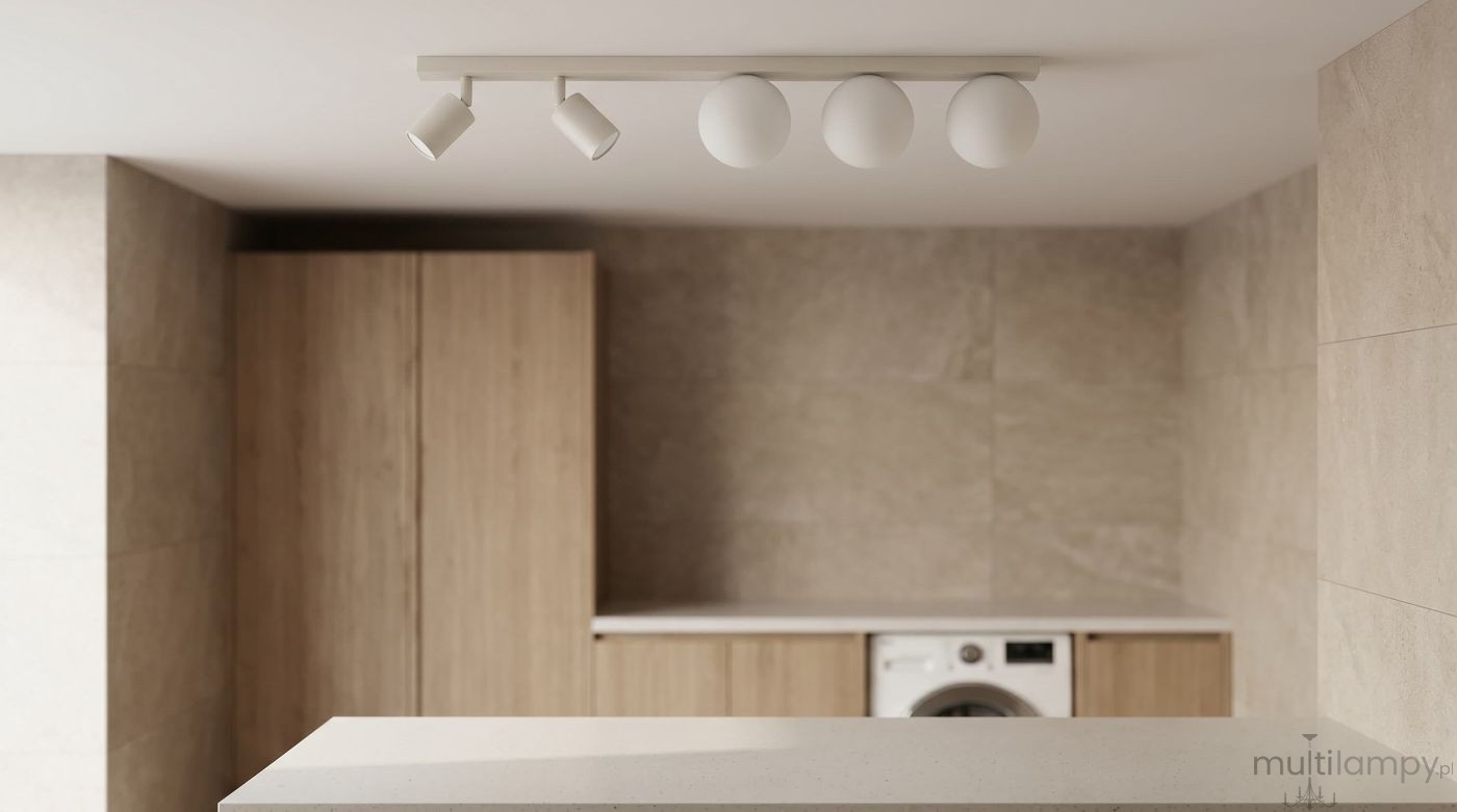Nano lampa sufitowa 2xGU10 + 3xG9 kaszmirowa K-6031